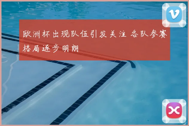 欧洲杯出现队伍引发关注 各队参赛格局逐步明朗