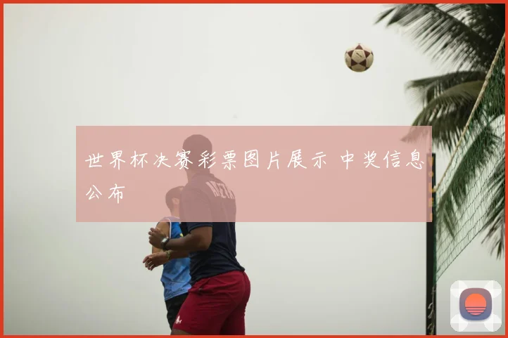 世界杯决赛彩票图片展示 中奖信息公布