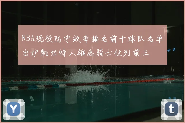 NBA现役防守效率排名前十球队名单出炉凯尔特人雄鹿骑士位列前三
