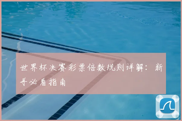 世界杯决赛彩票倍数规则详解：新手必看指南